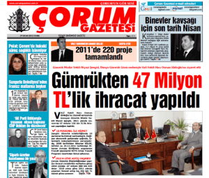 çorum yerel gazeteler