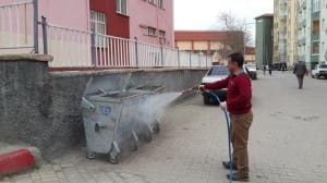 SUNGURLU BELED?YES? S?NEKS?Z B?R YAZ ?Ç?N ?LAÇLAMA YAPIYOR