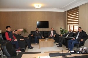 REKTÖR ALKAN?DAN MÜS?AD?A Z?YARET H?T?T ÜN?VERS?TES? REKTÖRÜ PROF. DR. REHA MET?N ALKAN, ?MÜS?AD?LA HER TÜRLÜ ??B?RL???NE HAZIRIZ?