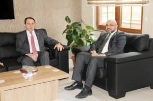 REKTÖR ALKAN?DAN MÜS?AD?A Z?YARET H?T?T ÜN?VERS?TES? REKTÖRÜ PROF. DR. REHA MET?N ALKAN, ?MÜS?AD?LA HER TÜRLÜ ??B?RL???NE HAZIRIZ?