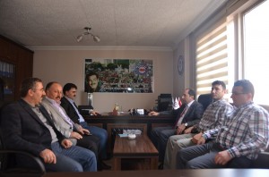 REKTÖR ALKAN?DAN AK PART? VE SEND?KALARA Z?YARET