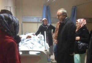 BA?KAN ?AH?NER?DEN HASTA Z?YARET?