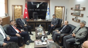 ERSOY?DAN T?CARET BORSASI?NA Z?YARET