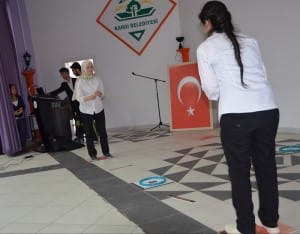 KARGI'DA HEMSBALL SPORU TANITILDI