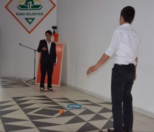 KARGI'DA HEMSBALL SPORU TANITILDI