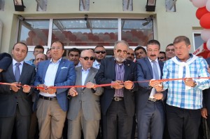 KARGI?DA 5 M?LYON L?RALIK TOPLU AÇILI? TÖREN? YAPIMI TAMAMLANAN SPOR SALONU ?LE TEVF?K KI? STADI H?ZMETE AÇILDI