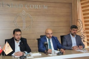 MÜS?AD?TAN ?ST?KRARA DESTEK MÜS?AD ÇORUM ?UBE BA?KANI M. AHMED KÖKSAL; ??? DÜNYASI OLARAK, BUGÜNE KADAR OLDU?U G?B? 7 HAZ?RAN?DA DA HUZUR, GÜVEN VE ?ST?KRARIN DEVAMINI ARZU ED?YORUZ?