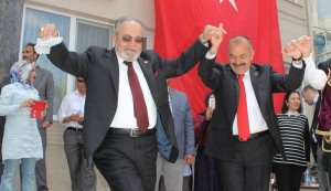 AK PART??DEN ORTAKÖY?DE GÖVDE GÖSTER?S? ORTAKÖY BELED?YE BA?KANI TANER ?SB?R; ?MAZERET ÜRETMED?K, H?ZMET ÜRETT?K? AK PART? ÇORUM M?LLETVEK?L? ADAYI LÜTF?YE ?LKSEN CER?TO?LU KURT; ?ORTAKÖY MARRKA KENT OLMAYA DEVAM EDECEK?