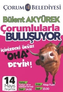 bÃ¼lent akyÃ¼rek sÃ¶yleÅŸi afiÅŸi