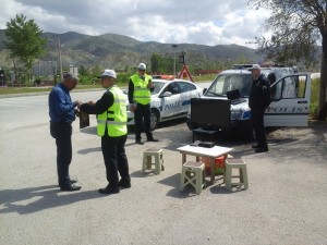 ÇORUM POL?S?NDEN ?LEBLEB?L?? TRAF?K DENET?M?