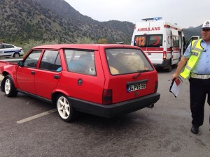 KARGI'DA TRAF?K KAZASI: 1 YARALI