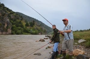 KARGI'DA BALIK AVI SEZONU BEREKETL? BA?LADI OLTA ?LE 20 K?LO A?IRLI?INDA BALIK YAKALADI