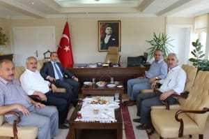 TOSYA KAYMAKAMI VE BELED?YE BA?KANINDAN KARGI Z?YARET?