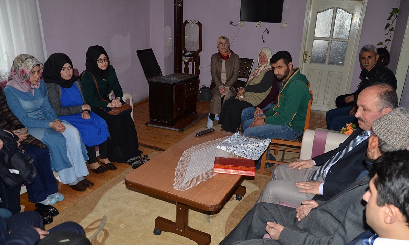 OSMANCIK KYK?DAN ?EH?T A?LELER?NE Z?YARET