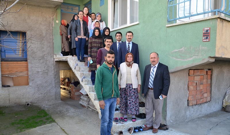 OSMANCIK KYK?DAN ?EH?T A?LELER?NE Z?YARET