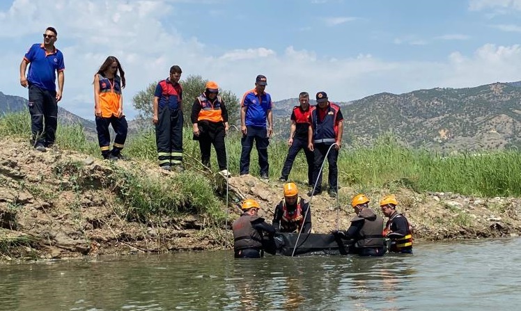 Afad’dan Kızılırmak’ta sel tatbikatı