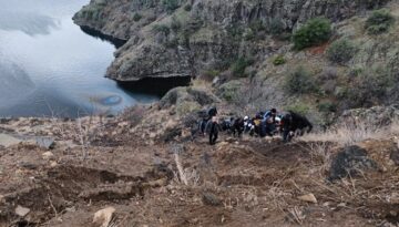 Hemşire aracıyla baraja düştü!