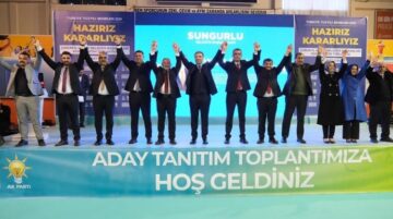 Ak parti adayları böyle tanıtıldı