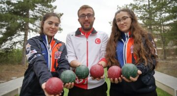 Çorum’da bocce sporcusu 3 kardeş